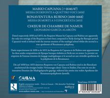 Mario Capuana (1600-1646): Messa di Defonti a Quattro Voci, CD