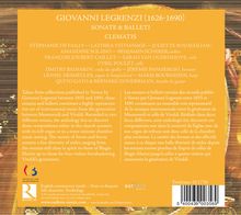 Giovanni Legrenzi (1626-1690): Sonate e Balletti, CD