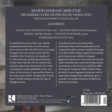 Marin Marais (1656-1728): Pieces de Viole Buch 2 (1701), 5 CDs