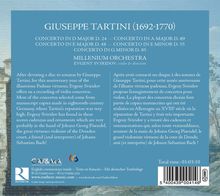 Giuseppe Tartini (1692-1770): Violinkonzerte D.24,48,55,85,89, CD