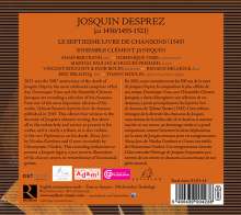 Josquin Desprez (1440-1521): Le Septiesme Livre de Chansons, CD