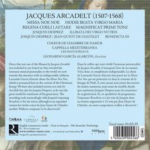 Jacob (Jacques) Arcadelt (1507-1568): Missa "Noe Noe", CD