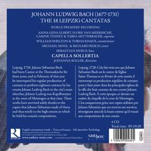 JOHANN LUDWIG BACH: THE 18 LEIPZIG CANTATAS. Weltpremiere-Aufnahme. Leipzig, 1726. CAPELLA SOLLERTIA. Leitung: JOHANNA SOLLER.