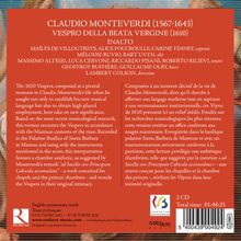 Claudio Monteverdi (1567-1643). Vespro della Beata Vergine (1610). Interpreti: INALTO. 2 CDs. Gesamtzeit: 01:48:25.