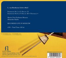 Ludwig van Beethoven (1770-1827): Symphonien Nr.1 &amp; 6, CD