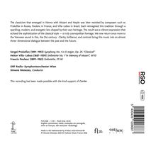 Der Text beschreibt die Erneuerung des Klassizismus durch Prokofiev, Villa-Lobos und Poulenc. Unterstützt von Cartier.