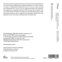 Texte über Kompositionen von Mendelssohn, Liszt, Sokolović, Mozart; Pianist Nikola Meeuwsen, Orchesterleitung Vahan Mardirossian.