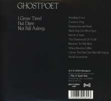 Ghostpoet: I Grow Tired But Dare Not Fall Asleep, CD