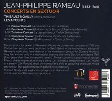 Jean Philippe Rameau (1683-1764): Pieces de Clavecin en Concerts Nr.1-5 (arrangiert für Streichsextett von Camille Saint-Saens), CD