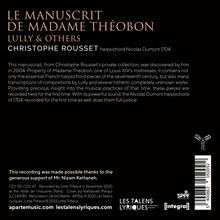 Christophe Rousset - Le Manuscrit de Madame Theobon, 2 CDs