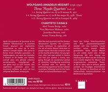 Wolfgang Amadeus Mozart (1756-1791): Streichquartette Nr.15,17,18, CD