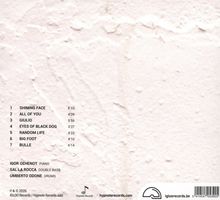 Titelliste mit sieben Songs und Zeiten. Musiker: Igor Gehenot, Sal La Rocca, Umberto Odone. Webseite: hypnoterecords.com.