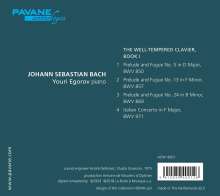 Johann Sebastian Bach (1685-1750): Das Wohltemperierte Klavier 1 (Ausz.), CD