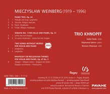 Mieczyslaw Weinberg (1919-1996): Klaviertrio op.24, CD