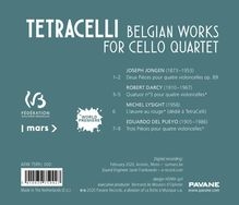 Tetracelli - Belgian Works for Cello Quartet, CD