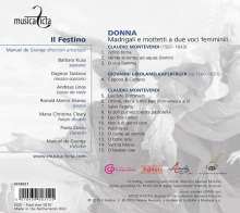 Claudio Monteverdi (1567-1643): Madrigali e Mottetti a due voci femminili  - "Donna", CD