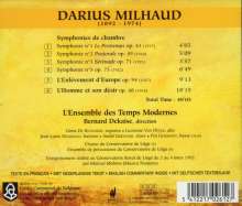 Darius Milhaud (1892-1974): Petites Symphonies Nr.1-3, CD