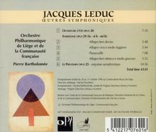 Jacques Leduc (1932-2016): Symphonie op.29, CD