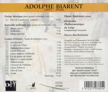 Adolphe Biarent (1871-1916): Contes d'Orient, CD