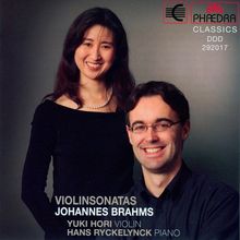 Johannes Brahms (1833-1897): Sonaten für Violine &amp; Klavier Nr.1-3, CD