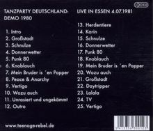 Artless: Tanzparty Deutschland (Demo/Live), CD