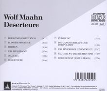 Wolf Maahn: Deserteure, CD