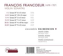 Francois Francoeur (1698-1787): Violinsonaten Nr.2,4,6,7,9,10, CD