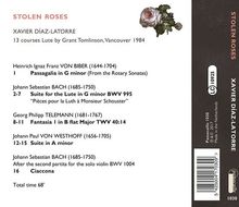 Xavier Diaz-Latorre - Stolen Roses, CD