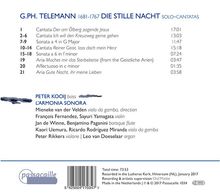 Georg Philipp Telemann (1681-1767): Kantaten "Die Stille Nacht", CD