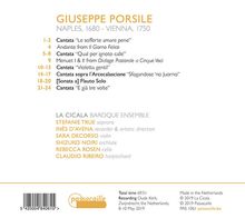 Giuseppe Porsile (1680-1750): Kantaten für Sopran (Neapel &amp; Wien), CD