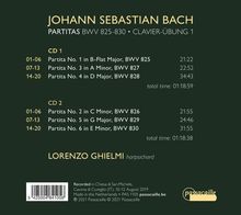 Johann Sebastian Bach (1685-1750): Partiten BWV 825-830, 2 CDs