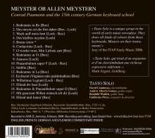 Meyster Ob Allen Meystern - Conrad Paumann &amp; die deutsche Tasteninstrumente-Schule des 15.Jahrhunderts, CD