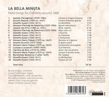 La Bella Minuta - Florid Songs for Cornetto around 1600, CD