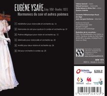 Eugene Ysaye (1858-1931): Harmonies du Soir für Streichquartett &amp; Orchester op.31, CD