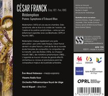 Cesar Franck (1822-1890): Redemption, CD