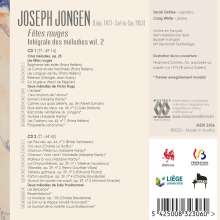Joseph Jongen (1873-1953): Sämtliche Lieder Vol.2 "Fetes rouges", 2 CDs