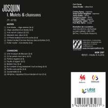 Josquin Desprez (1440-1521): Motetten &amp; Chansons, CD