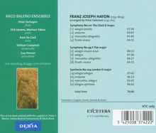 Joseph Haydn (1732-1809): Symphonien Nr.99,100,104 für Flöte,Streichquartett &amp; Klavier, CD