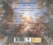 Jean Marie Leclair (1697-1764): Flötensonaten op.2 Nr.1 &amp; op.9 Nr.7, CD