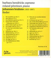 Johannes Brahms (1833-1897): Lieder, CD