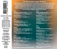 "The Thomas Jensen Legacy, Volume 25" mit einer 5-CD-Sammlung klassischer Werke. Enthält Details zu Komponisten und Stücken.