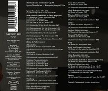 Méthode des méthodes Op.98, Ignaz Moscheles und François-Joseph Fétis. Detaillierte Trackliste mit Komponistennamen und Zeiten.
