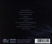 Titel: DIE FOR THE DEVIL...ODE TO DEATH. Unten links: Mystic Production, Nuclear Blast Logos. Unten rechts: Barcode.