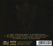 01. Tempest Temper Enlil Enraged 02. The Pendulum Speaks 03. Lost Tribes 04. Multiple Truths. Illustration eines Engels.
