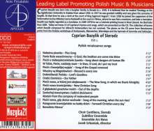 Cyprian Bazylik of Sieradz - Polnische Lieder der Renaissance, CD