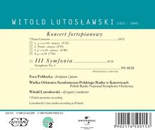 Witold Lutoslawski (1913-1994): Symphonie Nr.3, CD