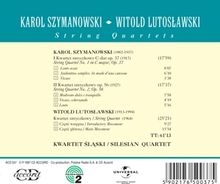 Karol Szymanowski (1882-1937): Streichquartette Nr.1 &amp; 2, CD