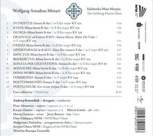 Wolfgang Amadeus Mozart (1756-1791): Messe KV 275 "Missa brevis", CD