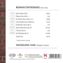 Roman Statkowski (1859-1925): Klavierwerke, CD