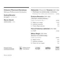 Marcin Zdunik - Polish Music for Cello and Orchestra, CD